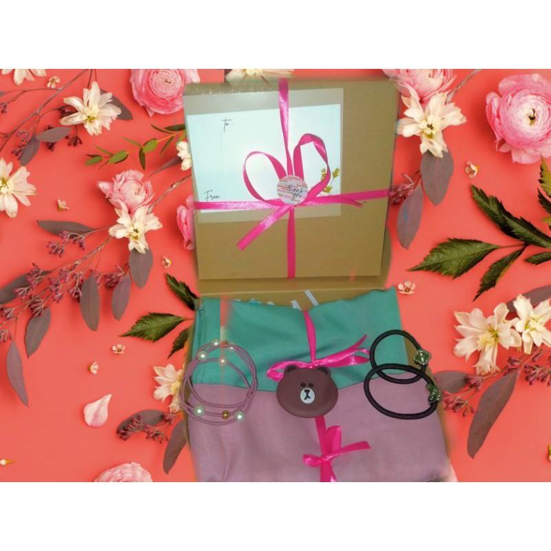 hampers box//hijab box murah