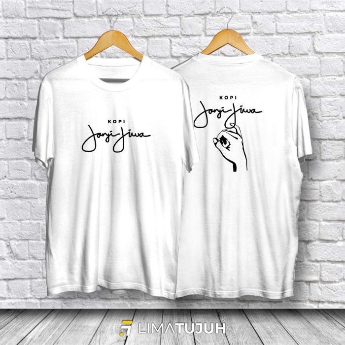 Jual Baju Kaos Janji Jiwa Logo V3 Baju Distro Premium Hepii Shopee Indonesia 0528