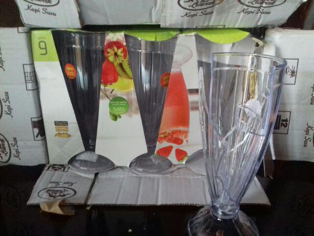 6 Pcs Gelas Jus Golden Dragon 420 Ml