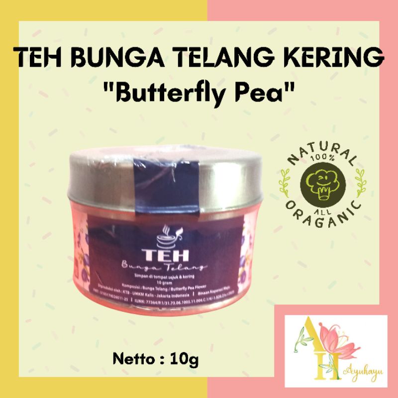 TEH BUNGA TELANG KERING DRIED BUTTERFLY PEA