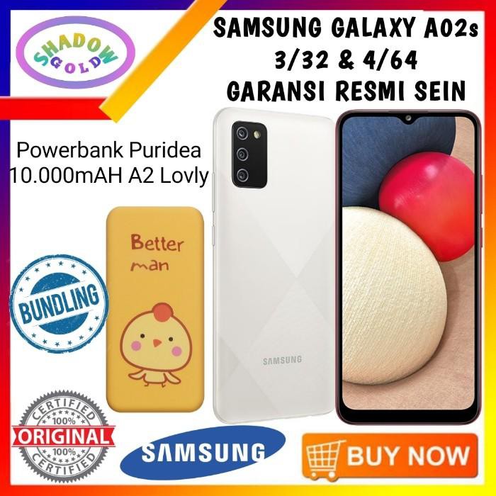 tablet mantap coy.... Samsung Galaxy A02s 3/32 &amp; 4/64 GARANSI RESMI SEIN - BLACK, 4/64