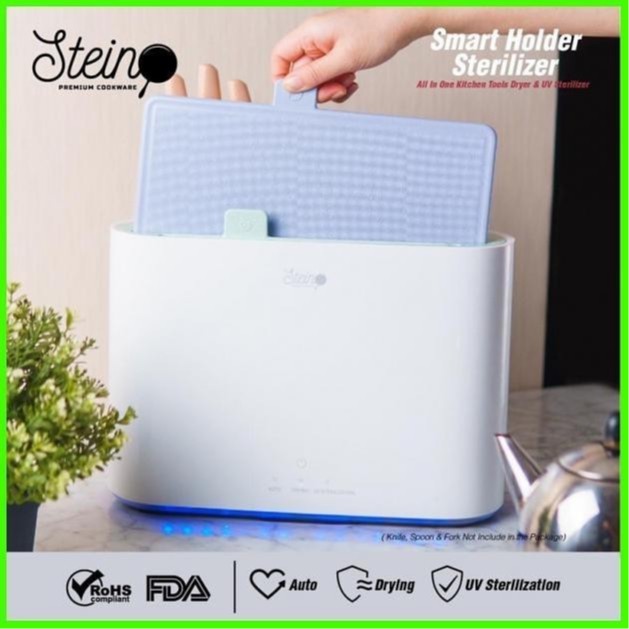 Steincookware Smart Holder Sterilizer Talenan &amp; Pisau Smart Holder Sterilizer