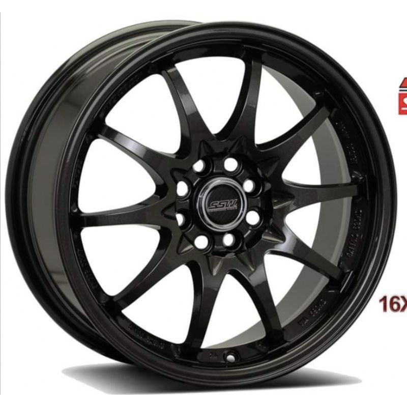 Paket BAN BARU 195 50 16 velg mobil ssw ORIGINAL made in thailand  S200/ce28 ring 16x7 pcd 4x100/114