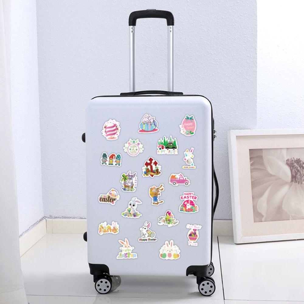 R-flower 100pcs Easter Stiker Diary Kulkas Kelinci Bunny Laptop Scrapbooking Phone Kawaii Laptop Sticker