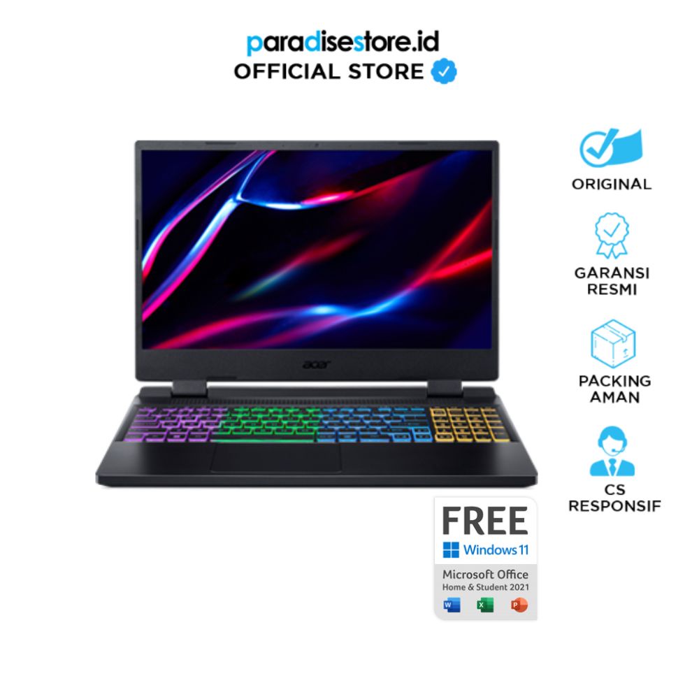 Acer Nitro 5 (AN515-46-R8PD) Black (AMD.R7.6800H/15.6"FHD/16GBD4/512GBSSD/RTX3060.6GB/W11H+OHS/2Y)
