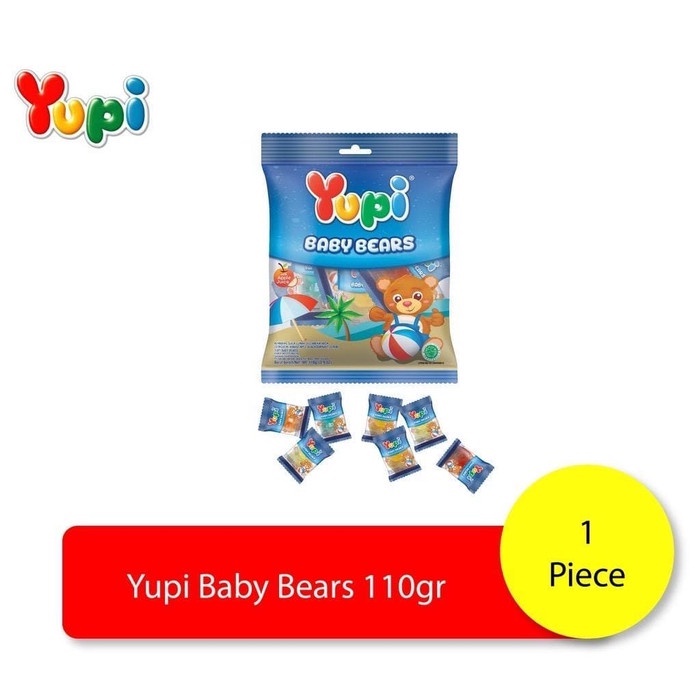 

YUPI BABY BEARS 110gr / YUPI BABY BEARS / PERMEN YUPI / YUPI