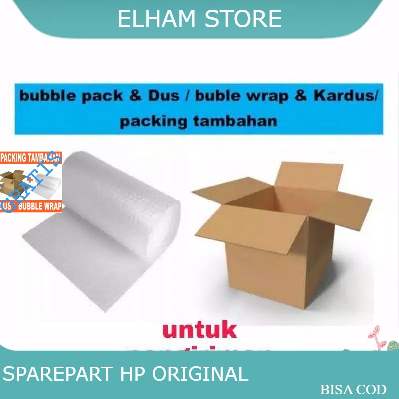 

PACKING TAMBAHAN DUS + EXTRA BUBBLE WRAP