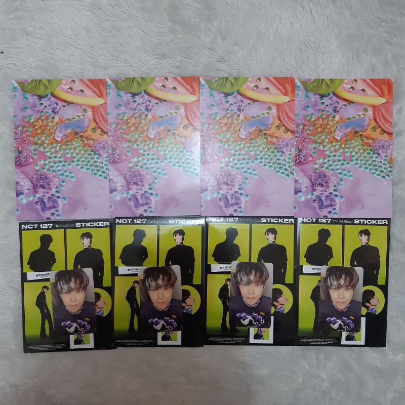 

postcard mark, sticker & photocard doyoung nct 127 sticky ver.