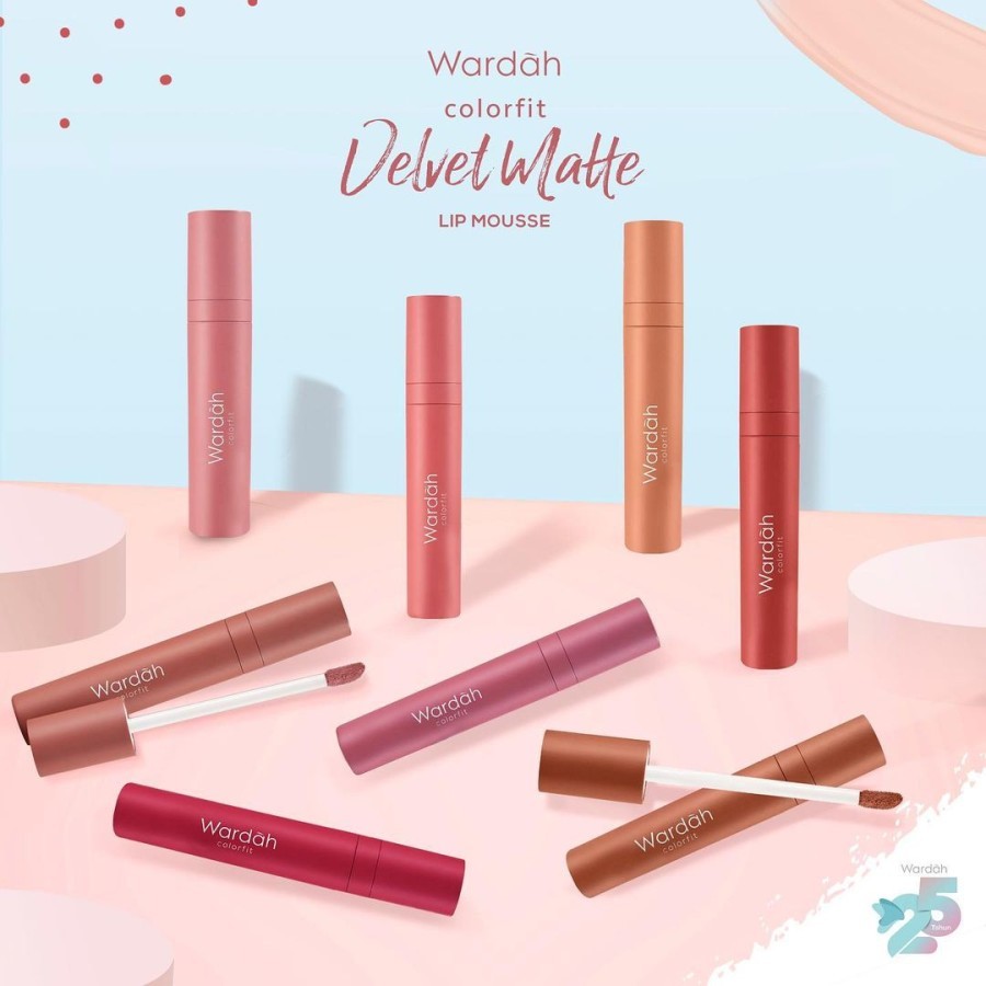 ✿ MADAME ✿ WARDAH COLORFIT VELVET MATTE LIP MOUSSE - LIPCREAM MATTE BPOM