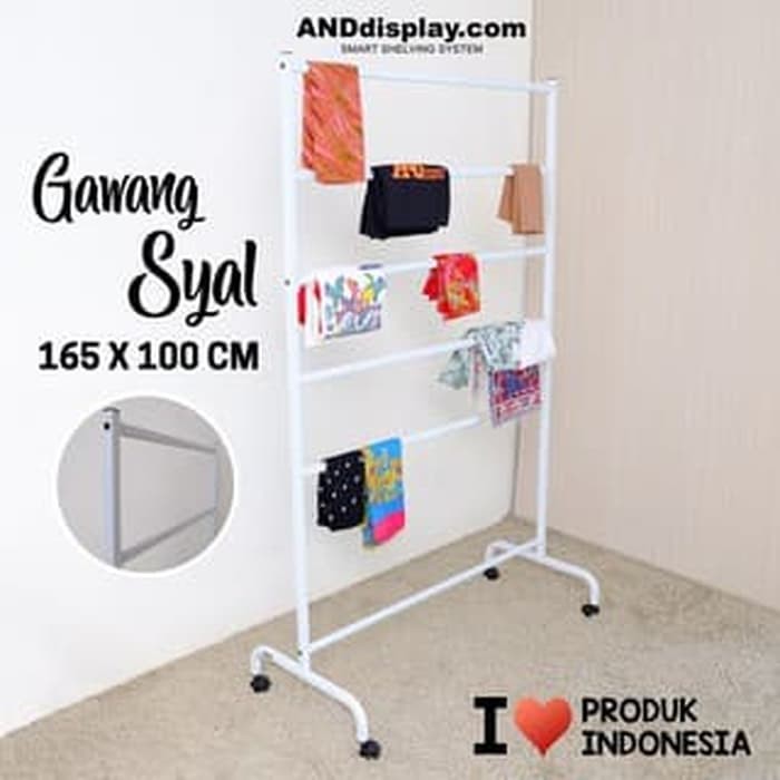 

GAWANG SYAL 100 CM KERUDUNG RAK GANTUNGAN JILBAB KERTAS KADO Diskon