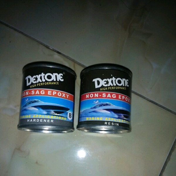 dextone non sag epoxy 2 komponen 400gr Dextone Hardener dan Resin 400 Gram DEXTONE EPOXY 400gram