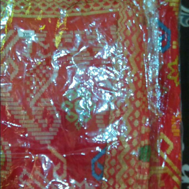 Sarimbit/ Couple Batik Rok N Blus Span Pendek Wanita Narita Prodo Merah