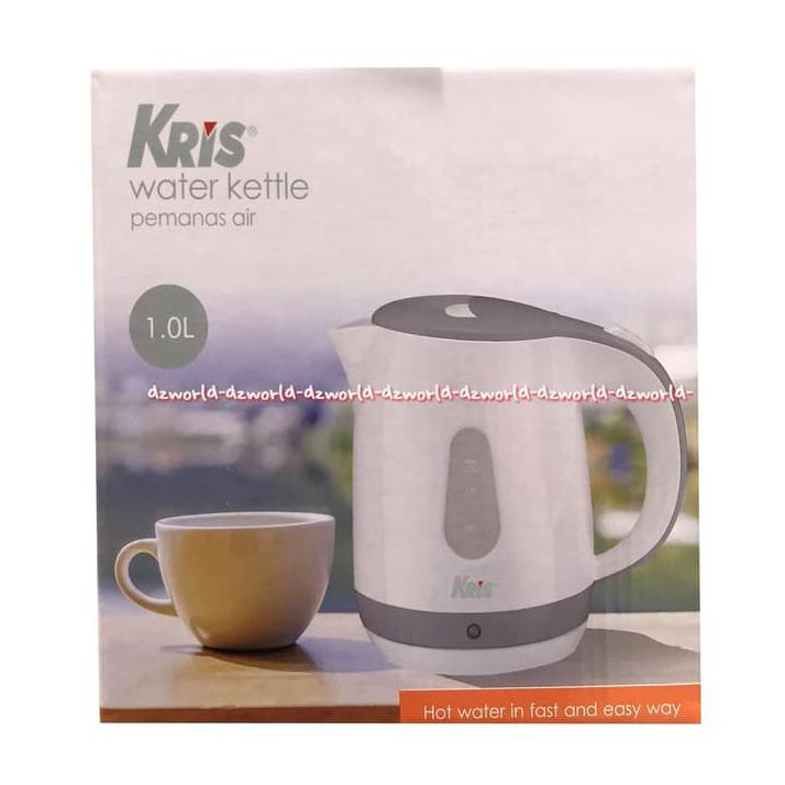 Kris Water Kettle Teko Listrik Pemanas Air Cerek Listrik 1 Liter - Terbaik 
