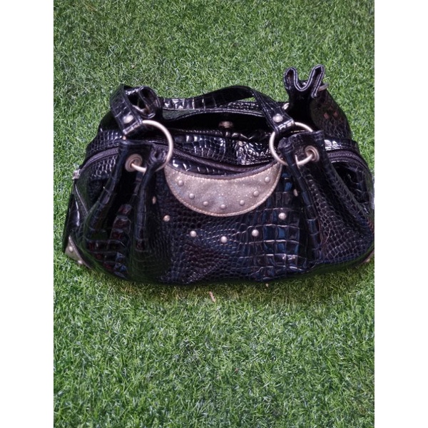 Tas bahan croco glossy Preloved Roma Jellar