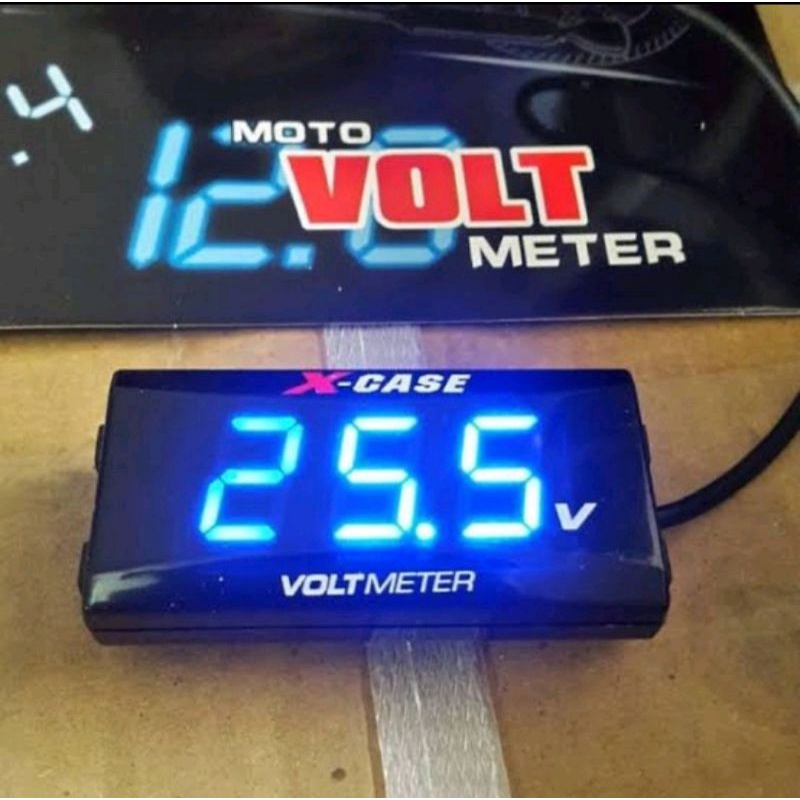 Volt meter aki - voltmeter aki waterprof nmax aerox nouvo universal