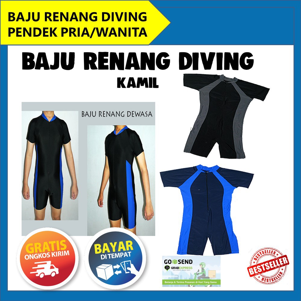  Baju  Renang  Pakaian  Renang  Swimming Suit Dewasa Pria 