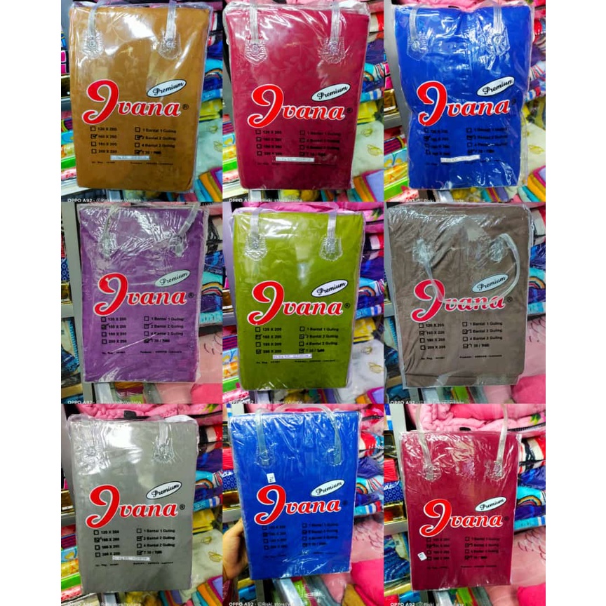 sprei polos embos katun jepang ukuran160x200