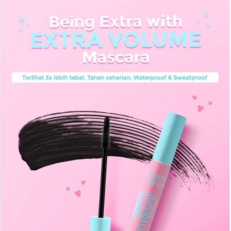 Marshwillow Mascara Over Curl &amp; Marshwillow Mascara Extra Volume