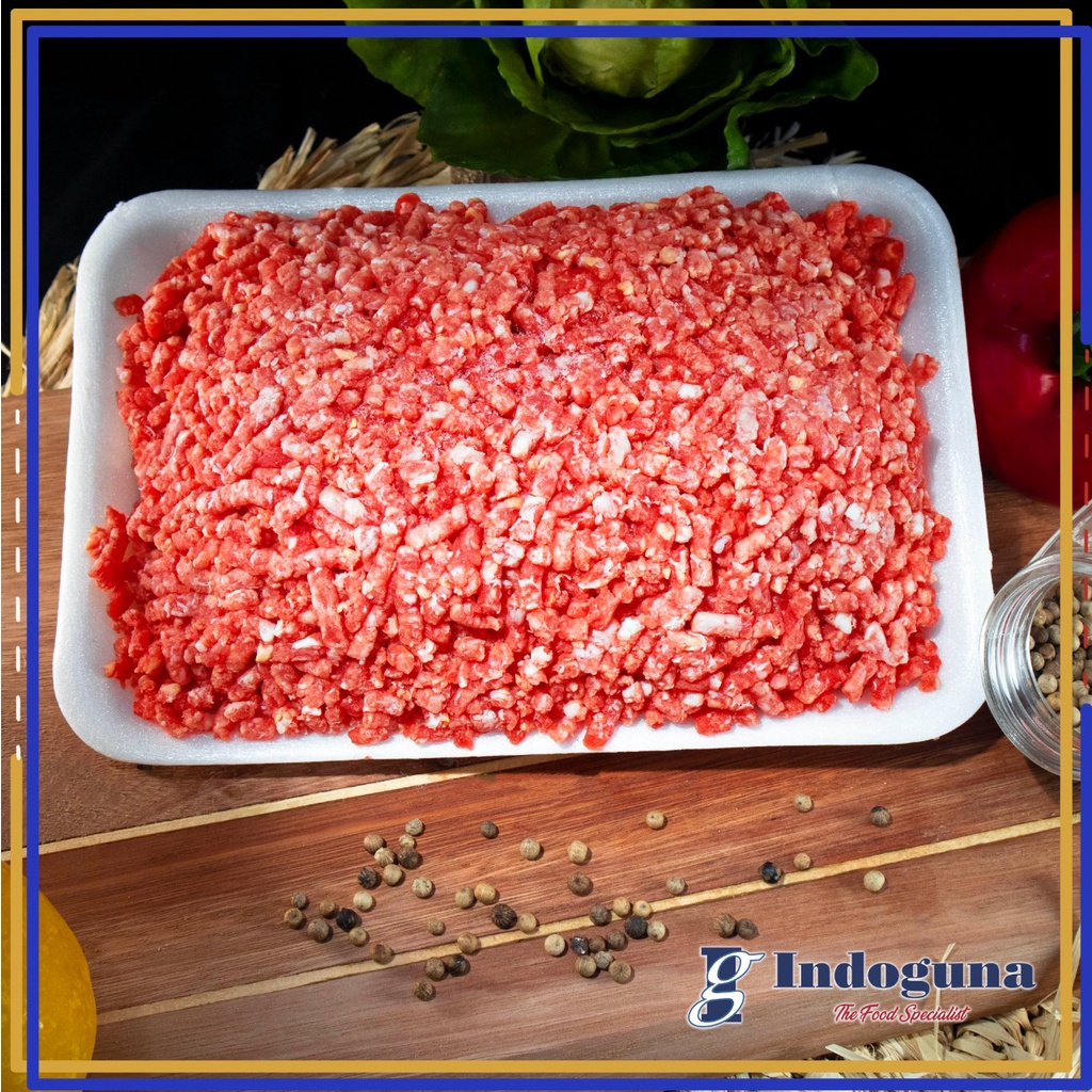 

NZ RIBEYE GROUND BEEF HORMONE & ANTIBIOTIC FREE / DAGING GILING RIBEYE NZ 500GR