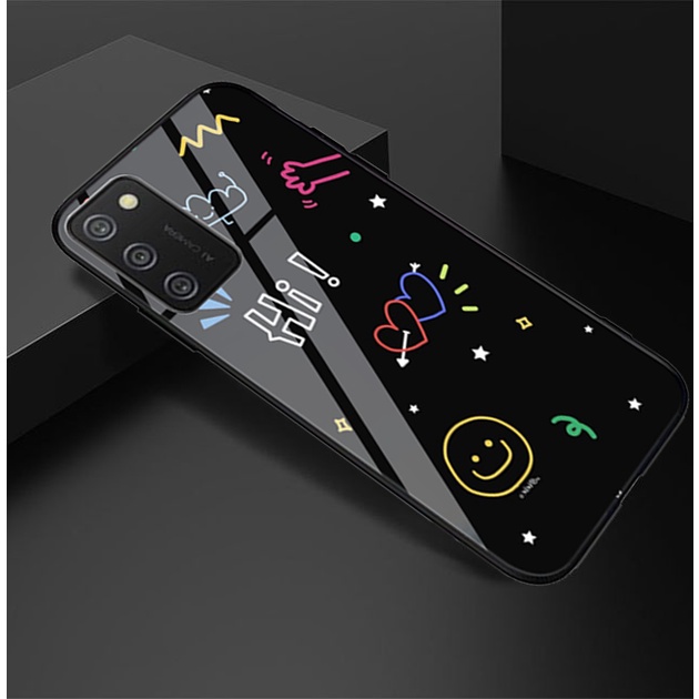 (SC08) Softcase Glass Kaca Samsung A03s - Kesing Hp - Softcase Glass Hp Samsung A03s - Softcase Kaca