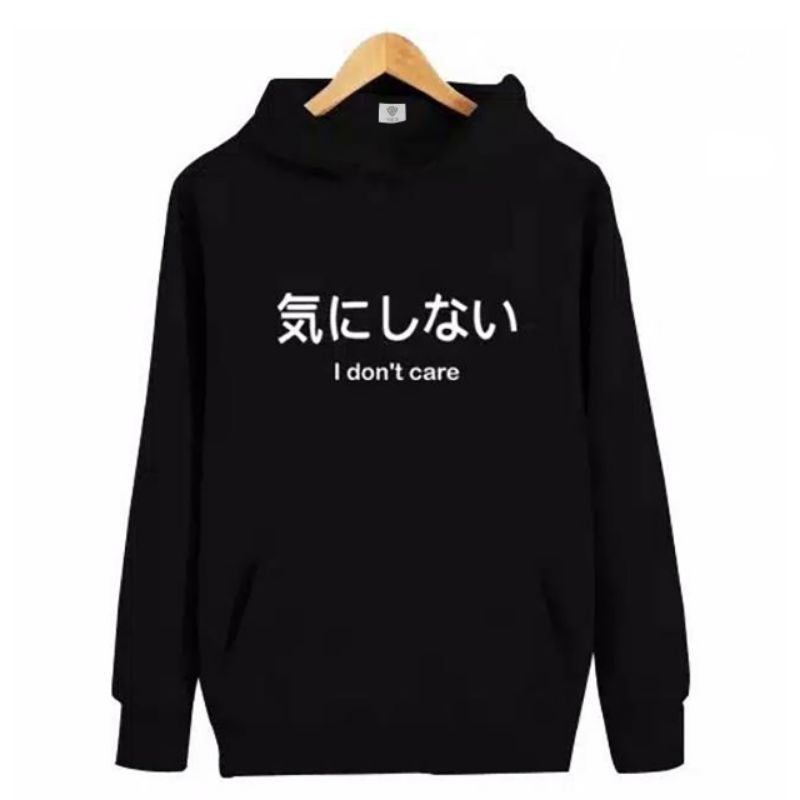 Jaket Dewasa jepang printing Hoodie Cowok Cewek Bahan Tebal Ukuran Jumbo