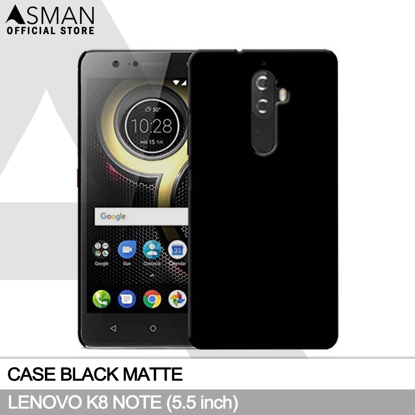Ultraslim Lenovo K8 Note (5.5&quot;) | Soft Case Black Matte - Hitam