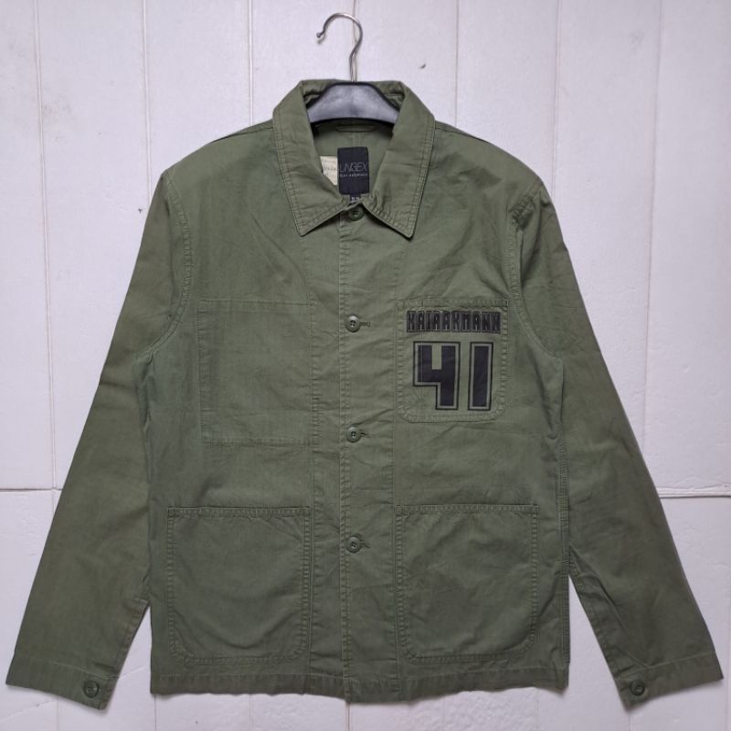 JAKET KAI AAKMAN CHORE JACKET ARMY GREEN SIZE M