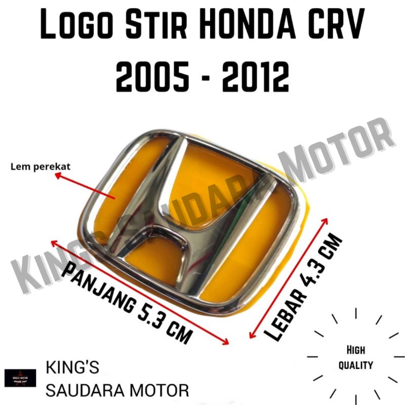 Logo Stir Honda CRV 2005-2012 Original