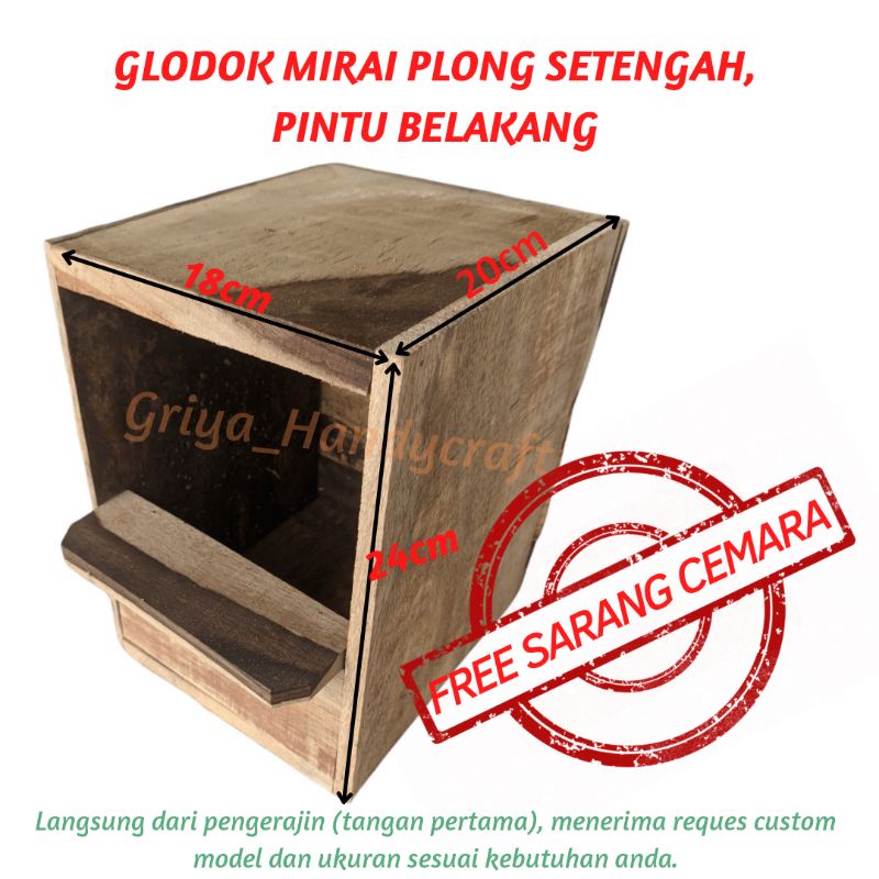 Glodok Murai Plong Setengah pintu belakang.. Birdcage
