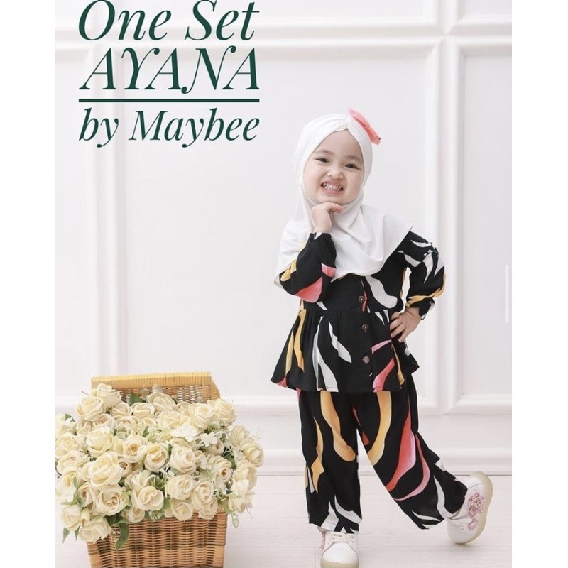 1-4TH SETELAN ANAK AYANA ONE SET ANAK RAYON by MYBEE