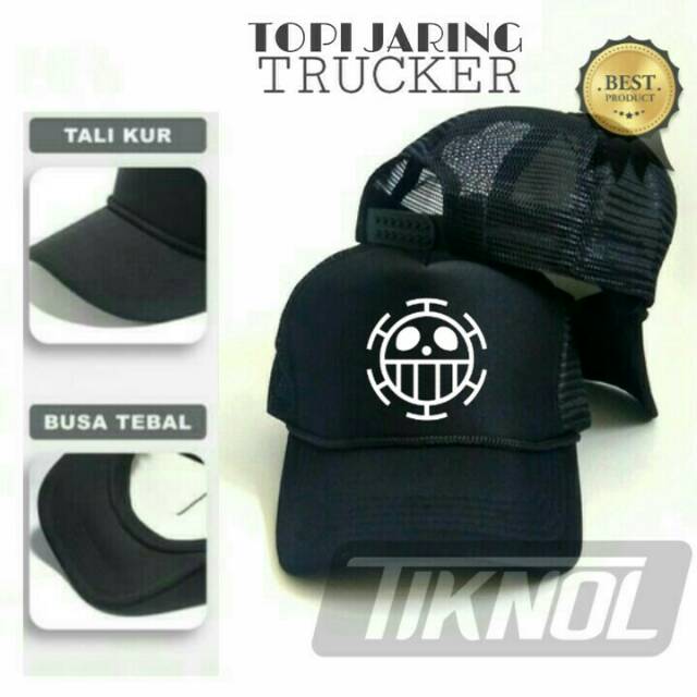 TOPI JARING TRUCKER ONE PIECE LAW