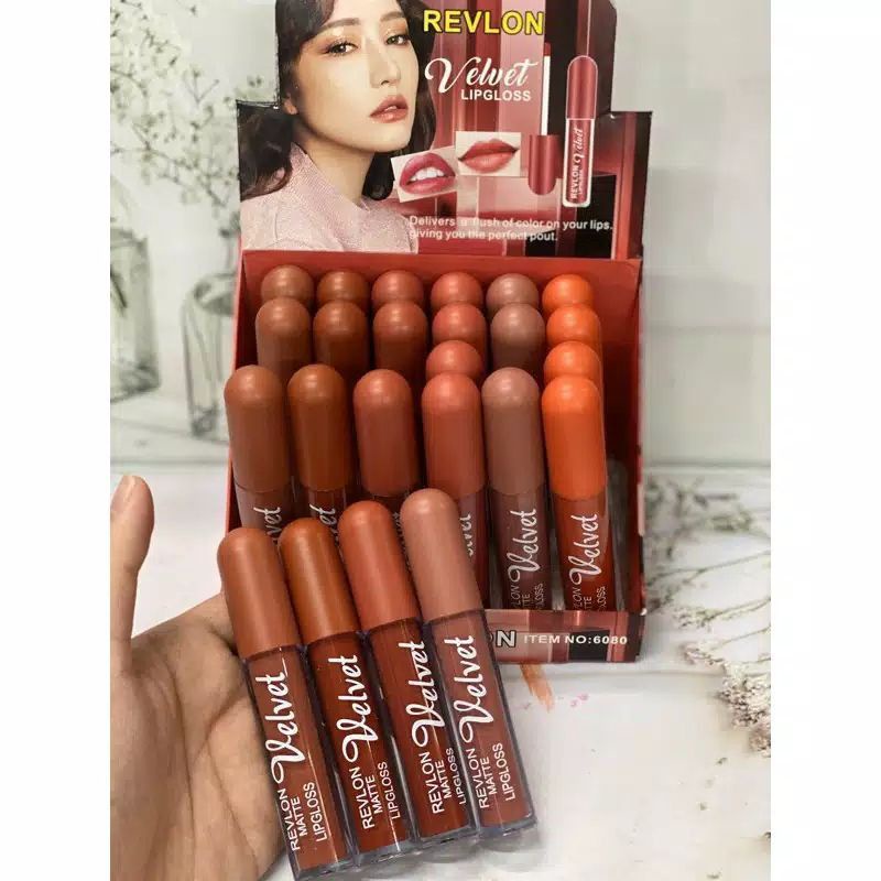 (Box ISI 24 PCS) REVLON VELVET MATTE