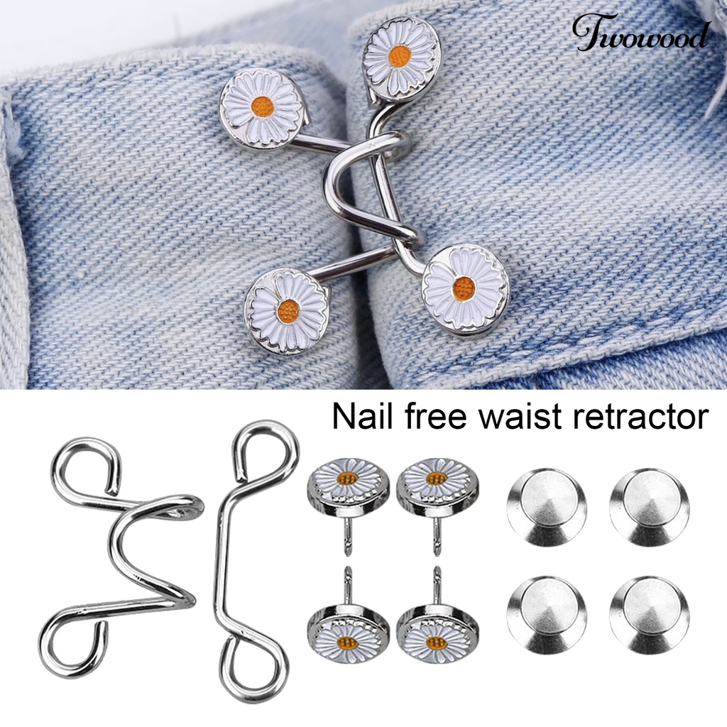 Gesper Extender Celana Jeans Warna Polos Untuk Pria Dan Wanita