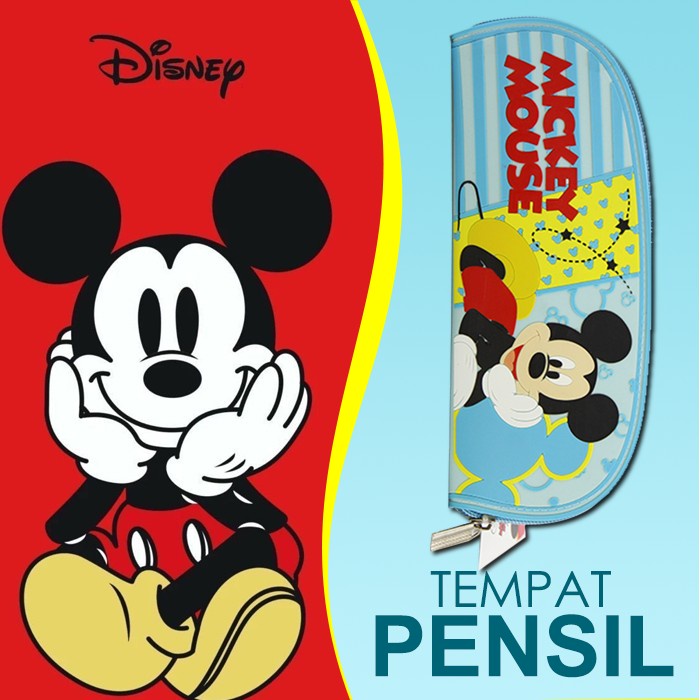 

Kotak Pensil Tempat Pensil Cantik Pencil Case Mickey Mouse/Minnie Mouse