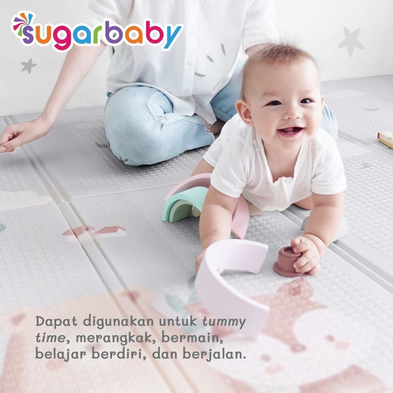 SUGAR BABY FOLDABLE PLAYMAT MURAH (NATURE SERIES) / PLAYMAT LIPAT ANAK / KARPET LIPAT ANAK PLAYMATE LIPAT BAYI KARPET BAYI MATRAS BAYI FOAM LIPAT