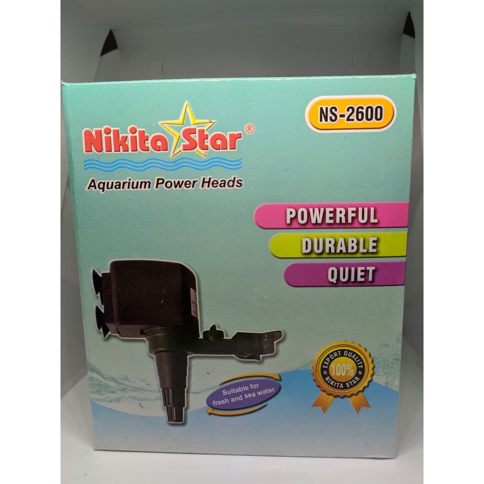 Pompa Air Celup Aquarium Power Head Nikita Star Ns-2600 Ns2600 Ns 2600 Mesin Akuarium Murah