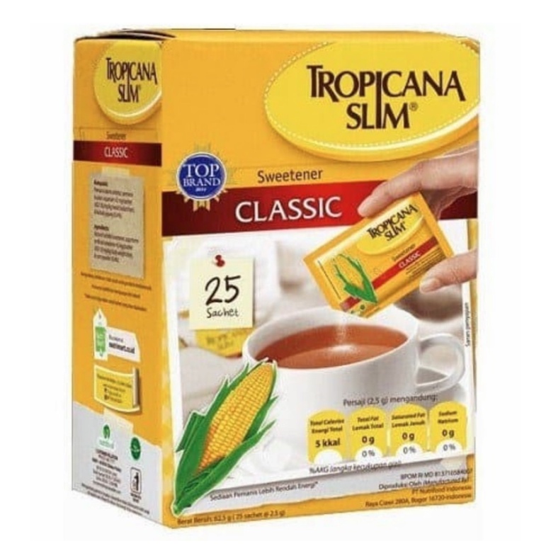 

Tropicana Slim Classic 25 Sachet 62.5 gram