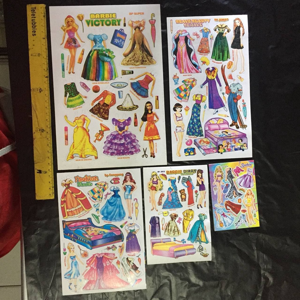 Mainan Anak Paperdoll BP Bongkar Pasang Boneka Kertas Jadul Jaman Dulu 90an-1