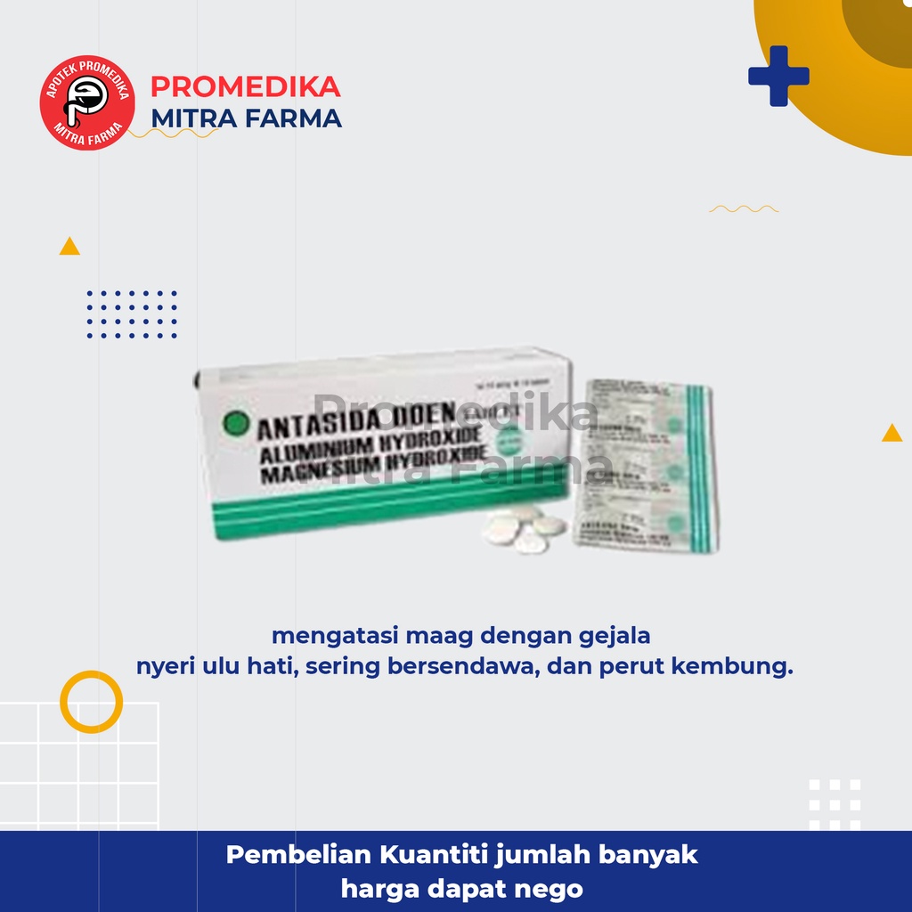 Antasida Doen Tablet / Strip / Obat Maag