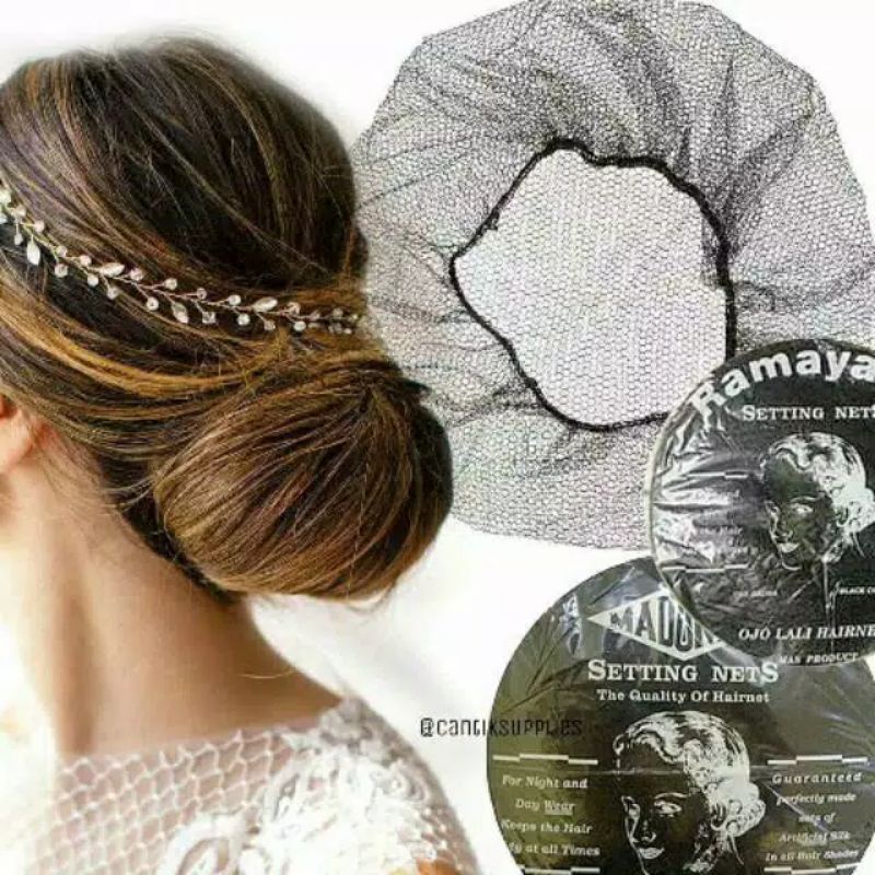 [per 3 pcs /6 pcs] HAIRNET Jaring Rambut RAMAYANA/MADONNA