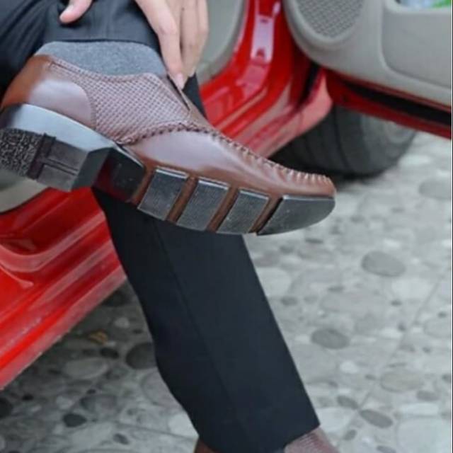 Sepatu kulit pria slip-on sepatu formal sepatu berkwalitas sepatu OC 9906 sepatu pria KULIT