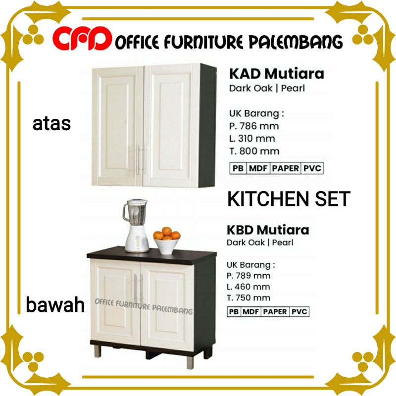 kitchen set olympic KAD KBD MUTIARA lemari dapur lemari makan rak dapur
