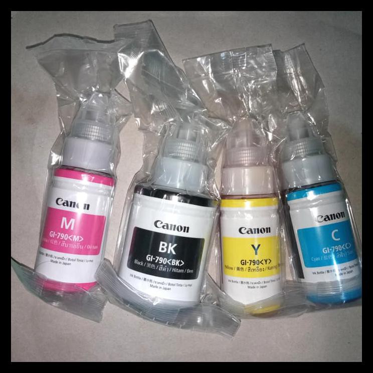 Tinta Canon Gi 790 Printer G1010 G2010 G3010 Original