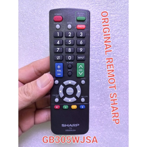 REMOT - REMOTE - TV SHARP - GB305WJSA - ORIGINAL - TV LED SHARP ORIGINAL - GB305WJSA