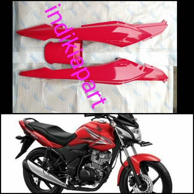 Cover body bodi belakang verza 150 merah cabai 2014 2015