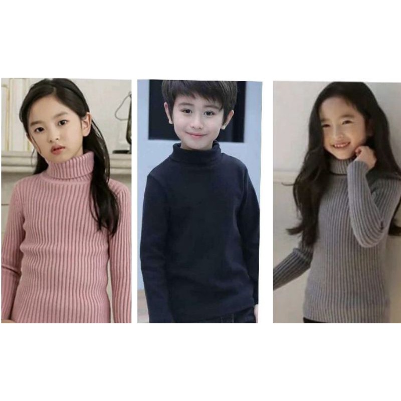 SWEATER RAJUT ANAK KERAH TINGGI/ATASAN RAJUT ANAK KERAH TINGGI/PRETTY TURTLLE NECK/KERAH TINGGI ANAK PREMIUM