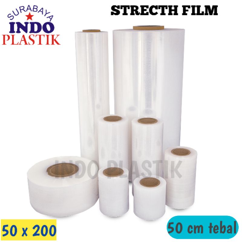 

PLASTIK STRETCH 50cm x 200 meter strech film shrink segel wrap