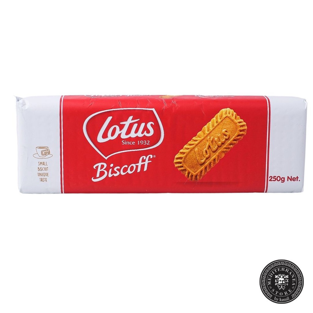 

Lotus Biscoff 250gr - Biskuit Karamel (Caramelised Biscuits) isi 32pcs