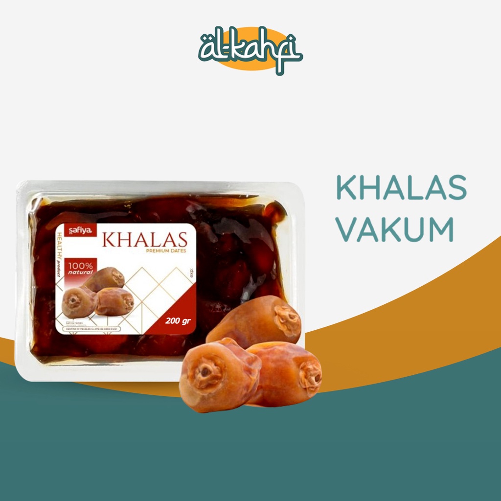 Kurma Khalas Vakum / Vacuum 200gr Safiya Premium