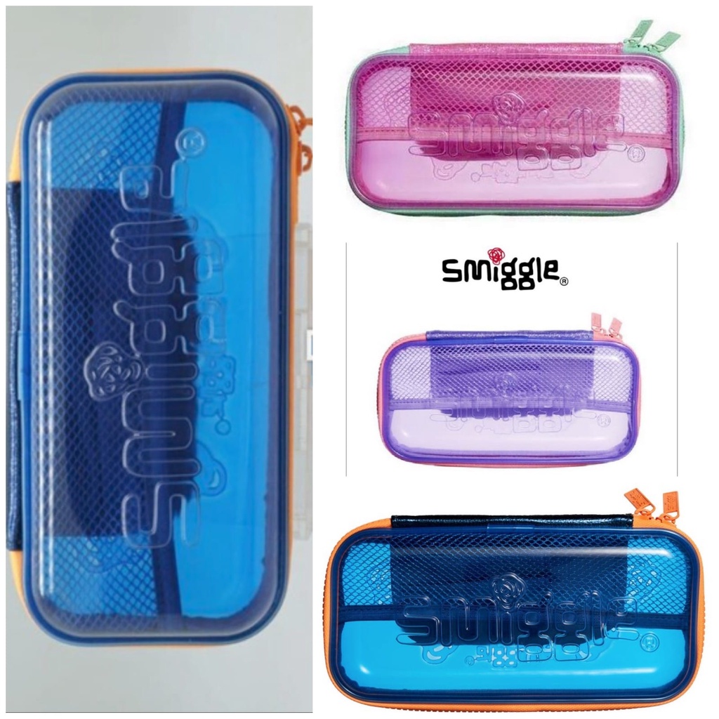 SMIGGLE Pencil Case Hardtop Sml See Thru Squig